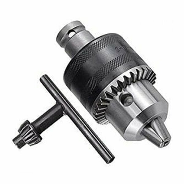 Jacobs 1/4 in.Chuck Mounted On 1/4 in. Hex Shank W/Key CL30248